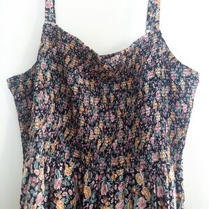 Old Navy smocked floral dress XXL
